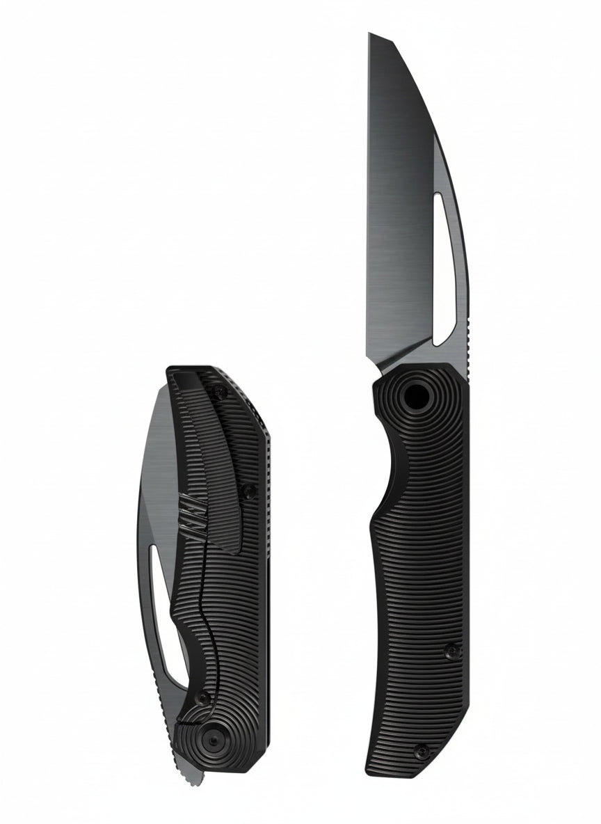 Bestech Mini Taipan BT2603E MagnaCut Blade Titanium Handle Frame Lock Folding Knife