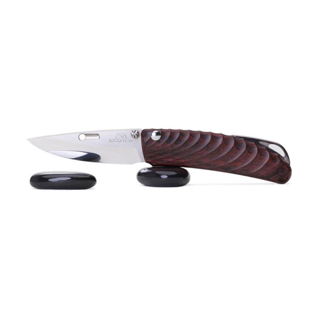 Rockstead Folding Knife NEHAN-ZDP(ER) ZDP-189 Blade Titanium Handle Knives Collect Button Lock