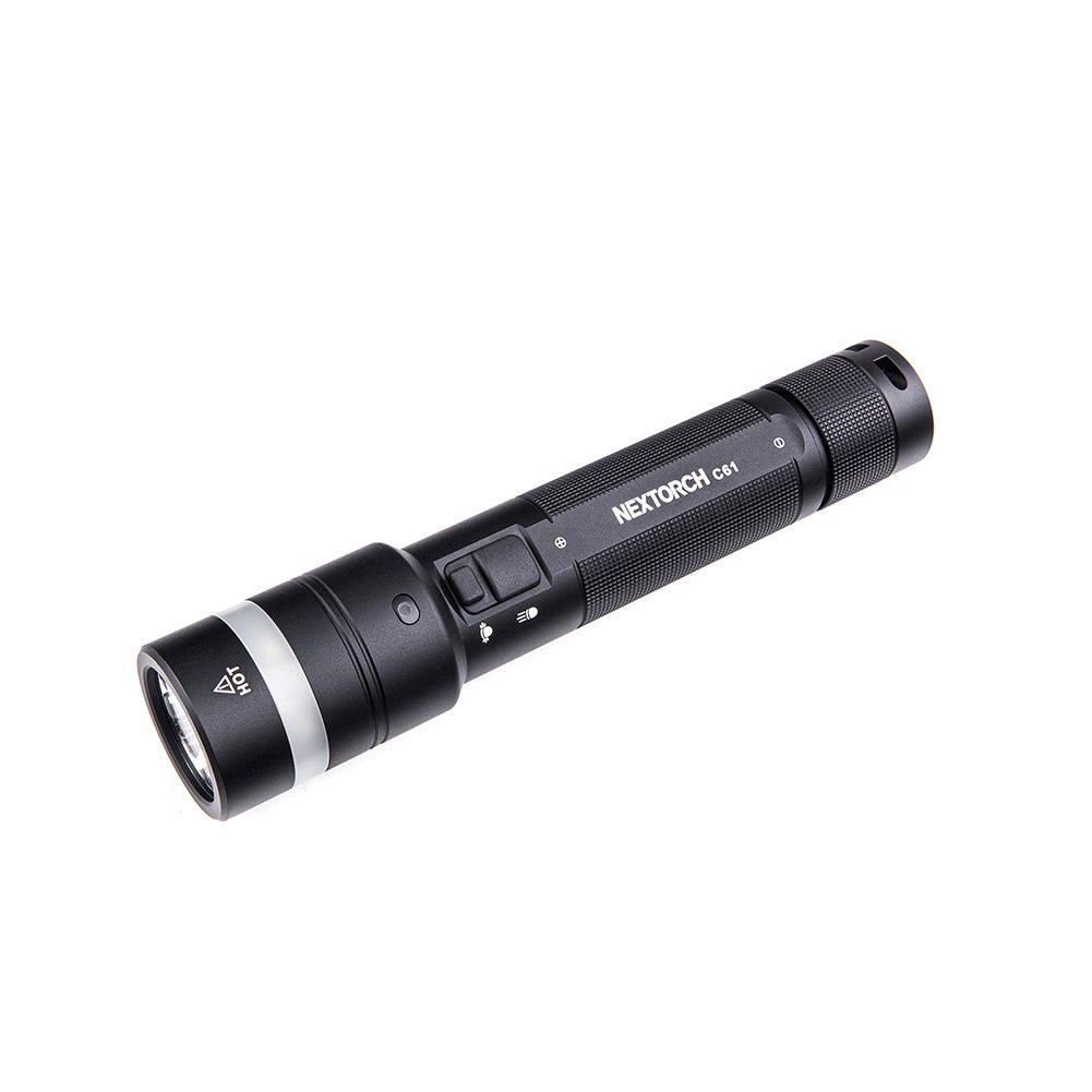 Nextorch Dual-Beam C61 Flashlight with Stepless Dimming 3500 Lumens EDC Tools