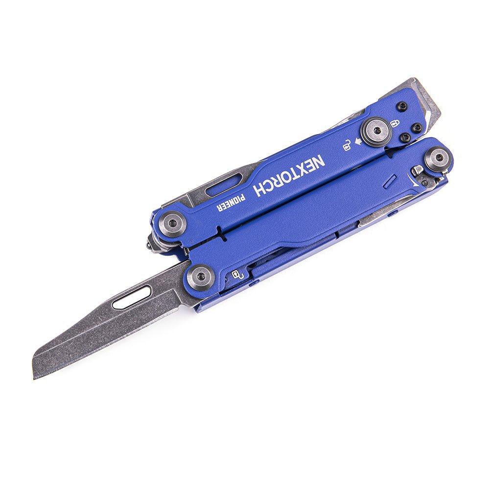 Nextorch Pioneer MT20 Blue Multi-Tool with Glass Breaking Tip
