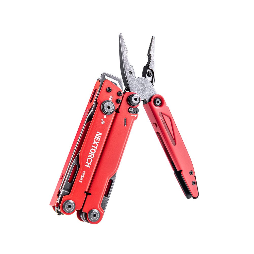 Nextorch Pioneer MT20 Red Multi-Tool with Glass Breaking Tip