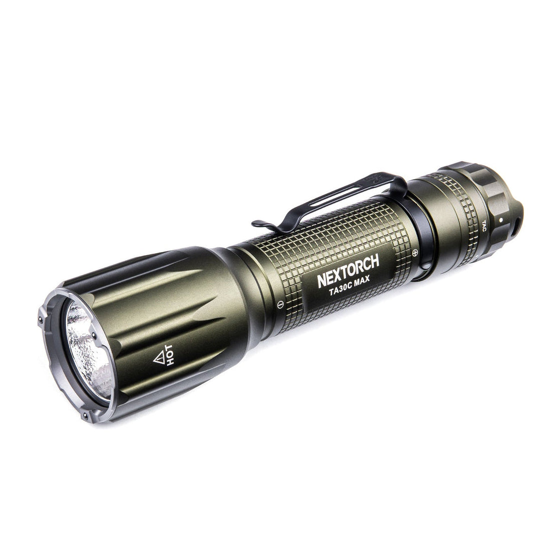 NEXTORCH TA30C MAX One-Step Strobe Tactical Flashlight - 3000 Lumens Green