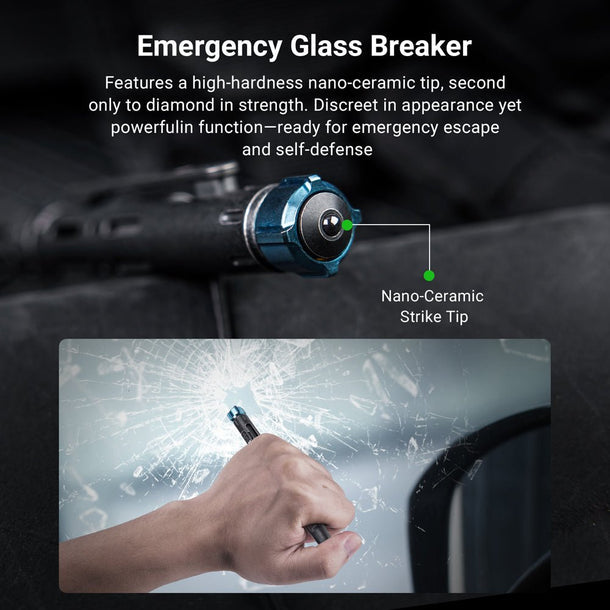 Bolígrafo táctico de titanio Nextorch NP12 Ti Bolt-Action Herramientas EDC