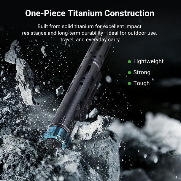 Bolígrafo táctico de titanio Nextorch NP12 Ti Bolt-Action Herramientas EDC
