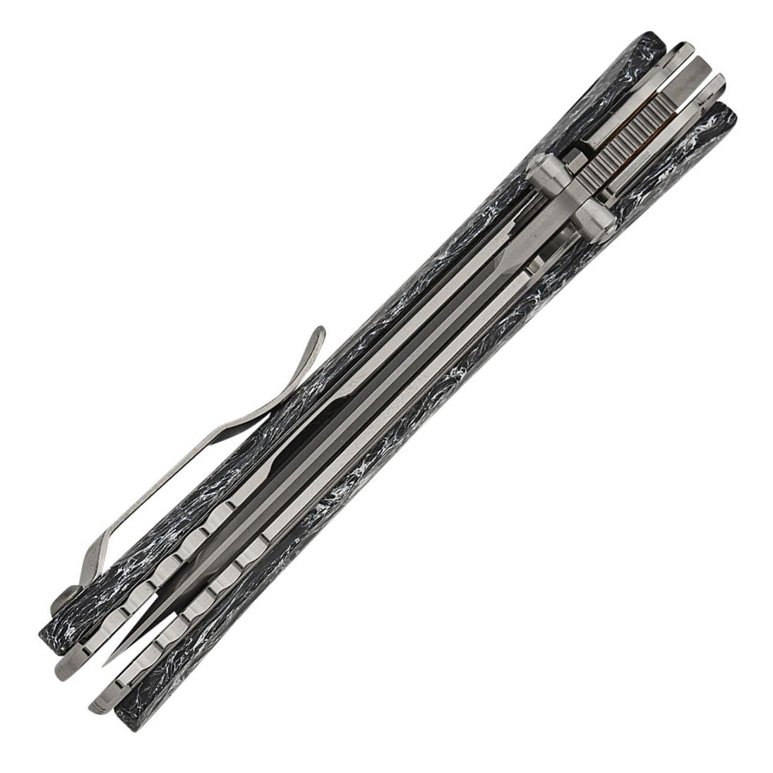 Rockstead HIGOⅡ X-FCF-ZDP (DMP) Premium Japanese Folding Knife with Honzukuri Convex Blade