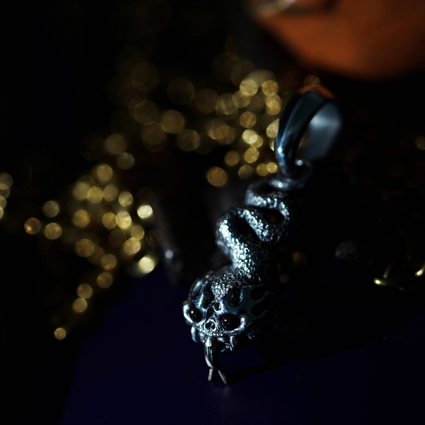 Phase Objects Custom Snake Pendant Sliver Handmake