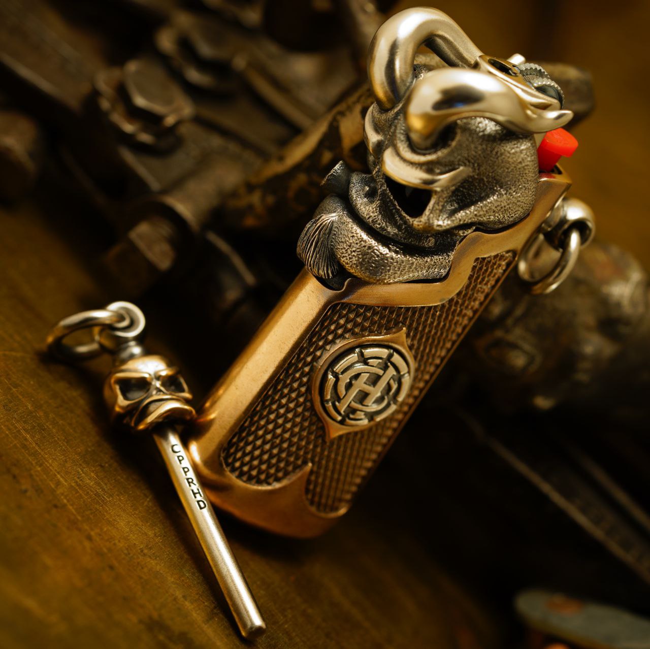 Cpprhd Hellboy Bic Lighter Custom Handmake
