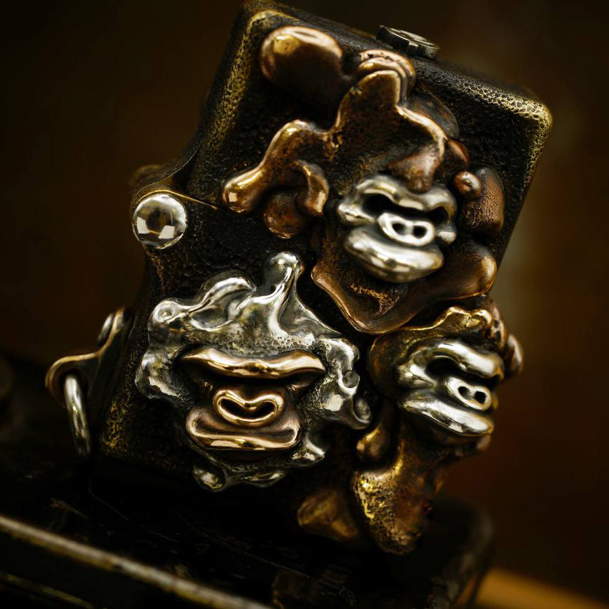 Phase Objects Custom Fire Monkey Lighter Limited Exclusive Sale Number:3