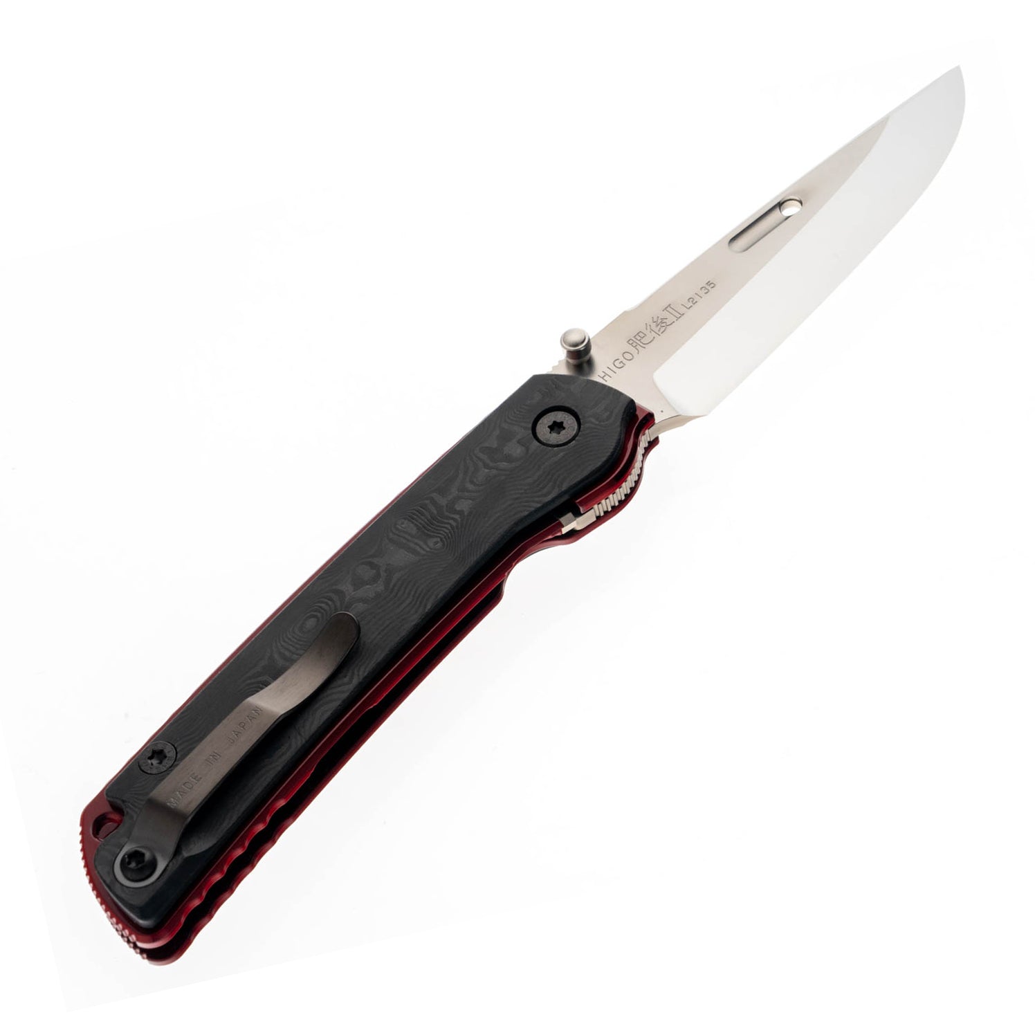 Rockstead HIGOⅡ X-FCF-ZDP (BDR) Premium Japanese Folding Knife with Honzukuri Convex Blade