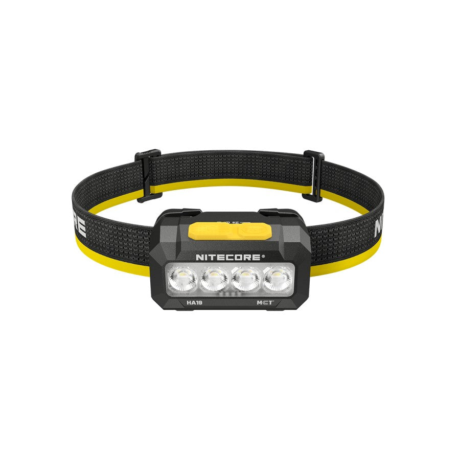 Nitecore HA19 Black 600 Lumen MCT Multipurpose RGB AA Headlamp