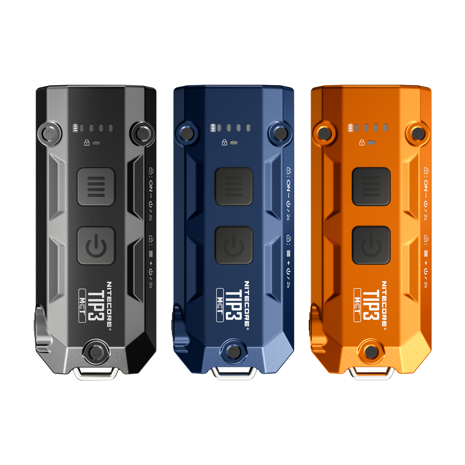 Nitecore TIP3 720 Lumen Rechargeable Keychain Flashlight Orange