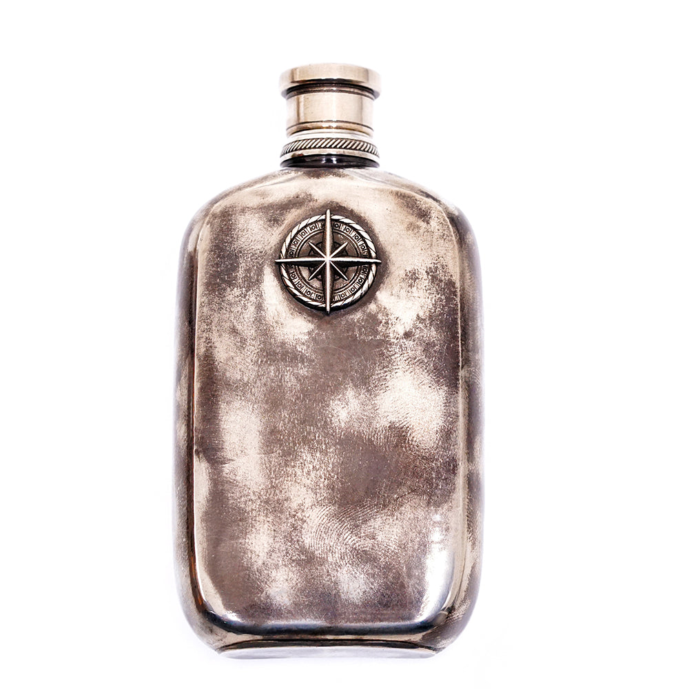 Raven Studio Handmade sterling silver wine pot travel portable wine bottle whisky