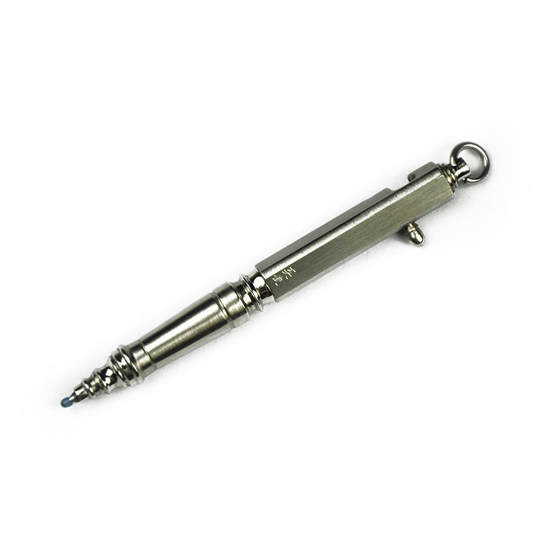 中山英俊迷你 Bolt 笔圆珠笔不锈钢金属笔