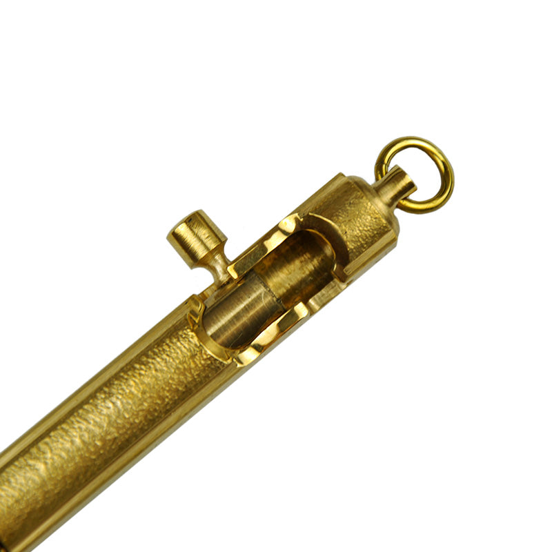 Hidetoshi Nakayama Bolt Action Pen brass Basic Edition