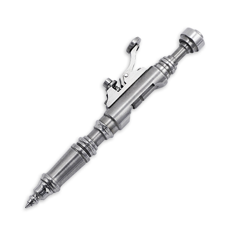 Hidetoshi Nakayama Press type pen Ballpoint pen stainless steel Metal pen